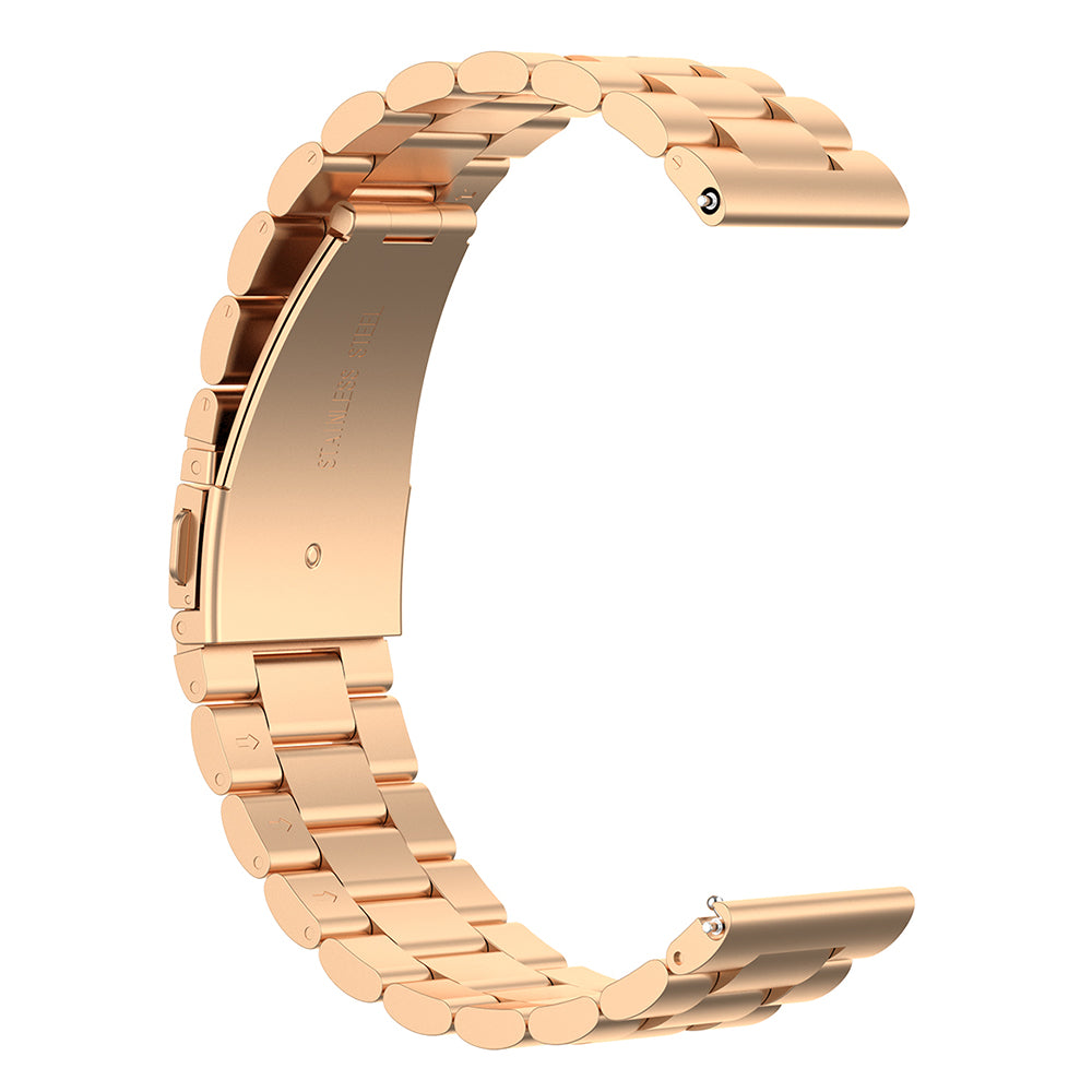 3 Beads Stainless Steel Replacement Smart Watch Strap Watchband 22mm for Huawei Watch 3 Watch 3 Pro 3 Beads Stainless Steel Replacement Smart Watch Strap Watchband 22mm for Huawei Watch 3 Watch 3 Pro